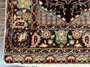 Antique Turkish Rug 4x6, Unique Rare Carpet