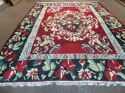 8' X 11' Karabagh Kilim Handmade Flat Weave Wool Rug Vegi Organic Dyes Nice