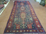 4' X 10' Antique Handmade Turkish Floral Tribal Oriental Wool Rug #627