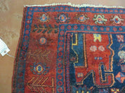 4' X 10' Antique Handmade Turkish Floral Tribal Oriental Wool Rug #627