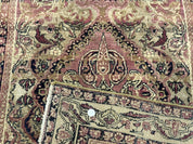 Antique Persian Lavar Rug 3x5, Persian Kerman Rug, Traditional Persian Carpet