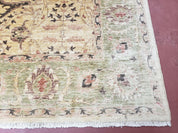 Pakistani Peshawar Rug 8x10, Farmhouse Rug, Oushak Carpet, Wool
