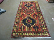 3' 4"X 7' Antique Handmade Turkish Wool Rug Organic #101