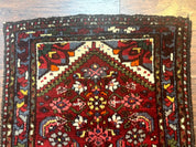 Small Red Persian Tribal Rug 2.6 x 4, Wool Rug, Persian Hamadan Rug