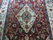 2' X 3' Handmade Chinese Floral Oriental Silk Rug Carpet Nice Red