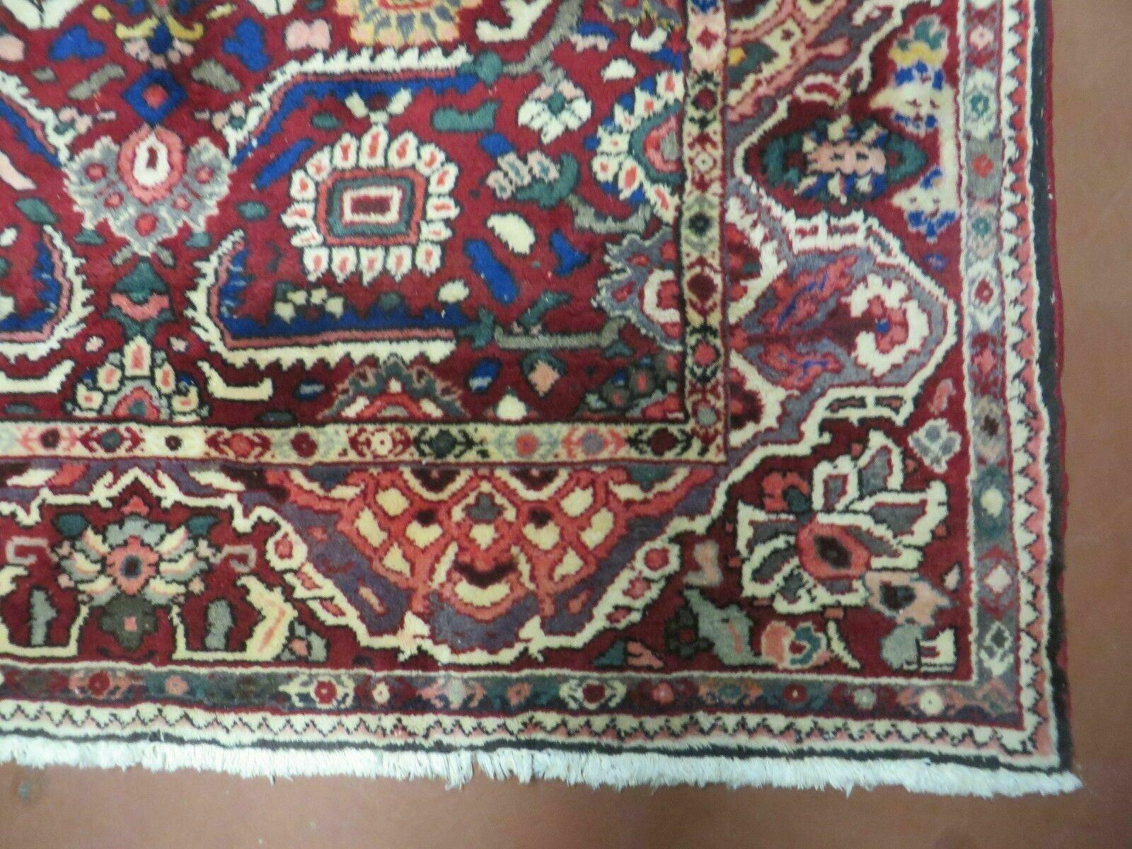 5' X 9' Antique Handmade Turkish Wool Veg Dyes Rug Nice # 107