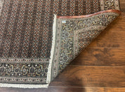 Persian Tabriz Rug 5x7, Black, Allover Pattern