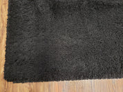 Black Shag Rug 8x10, Savafieh Milan Fluffy Black Carpet, Room Sized Shag Rug, Modern Contemporary Rug, Soft Living Room Rug, Bedroom Rug