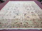 Pakistani Peshawar Rug 8x10, Farmhouse Rug, Oushak Carpet, Wool