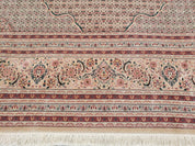 Stunning Oversized Sino Persian Oriental Rug 12x15, Hand Knotted Wool & Silk Palace Sized Carpet, Mahi Pattern, Very Fine, Peach Beige, Wow