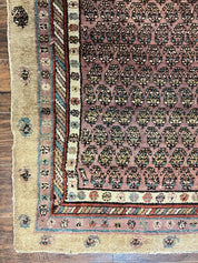 Antique Persian Sarab Runner Rug 3x11, Wool Camel Hair, Tribal Carpet for Hallway 3 x 11, Antique 1920s Rug, Handmade