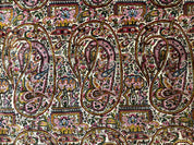 Rare Antique Persian Kerman Lavar Rug 9x12, Boteh Paisley Design
