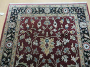 4' X 6' Handmade Finely Knotted Indian Agra Pattern Wool Rug Nice