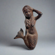 1920's Vintage Mermaid Statuette Paperweight - HUNTEDFOX