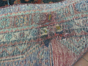 4' X 9' Antique Handmade Turkish Tribal Oriental Geometric Wool Rug # 605