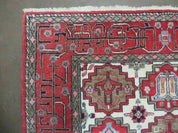 4' X 6' Antique Handmade Turkish Anatolian Wool Rug Vegetable Dyes