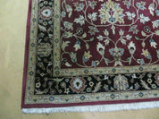 4' X 6' Handmade Finely Knotted Indian Agra Pattern Wool Rug Nice