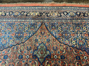 Antique Persian Bijar Rug 7x15