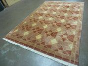 5' X 7' Modern Tibetan Nepal Art Deco Chinese Hand Knotted Wool Rug Decorative Contemporary Home Décor