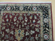 4' X 6' Handmade Finely Knotted Indian Agra Pattern Wool Rug Nice