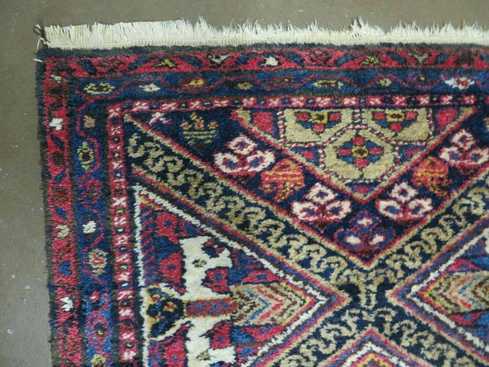 2' 6" X 9' Antique Handmade Turkish Anatolian Wool Runner Rug Nice