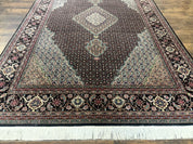 Sino Persian Rug 6x9, Herati Very Fine 400 KPSI, Black