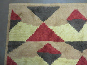 6' X 8' Handmade Tibetan Nepal Chinese Wool Rug Art Deco Contemporary Modern