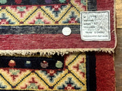 Antique Small Chiense Square Rug 2x2 ft, Wool Chinese Rug