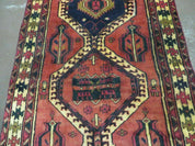 3' 4"X 7' Antique Handmade Turkish Wool Rug Organic #101