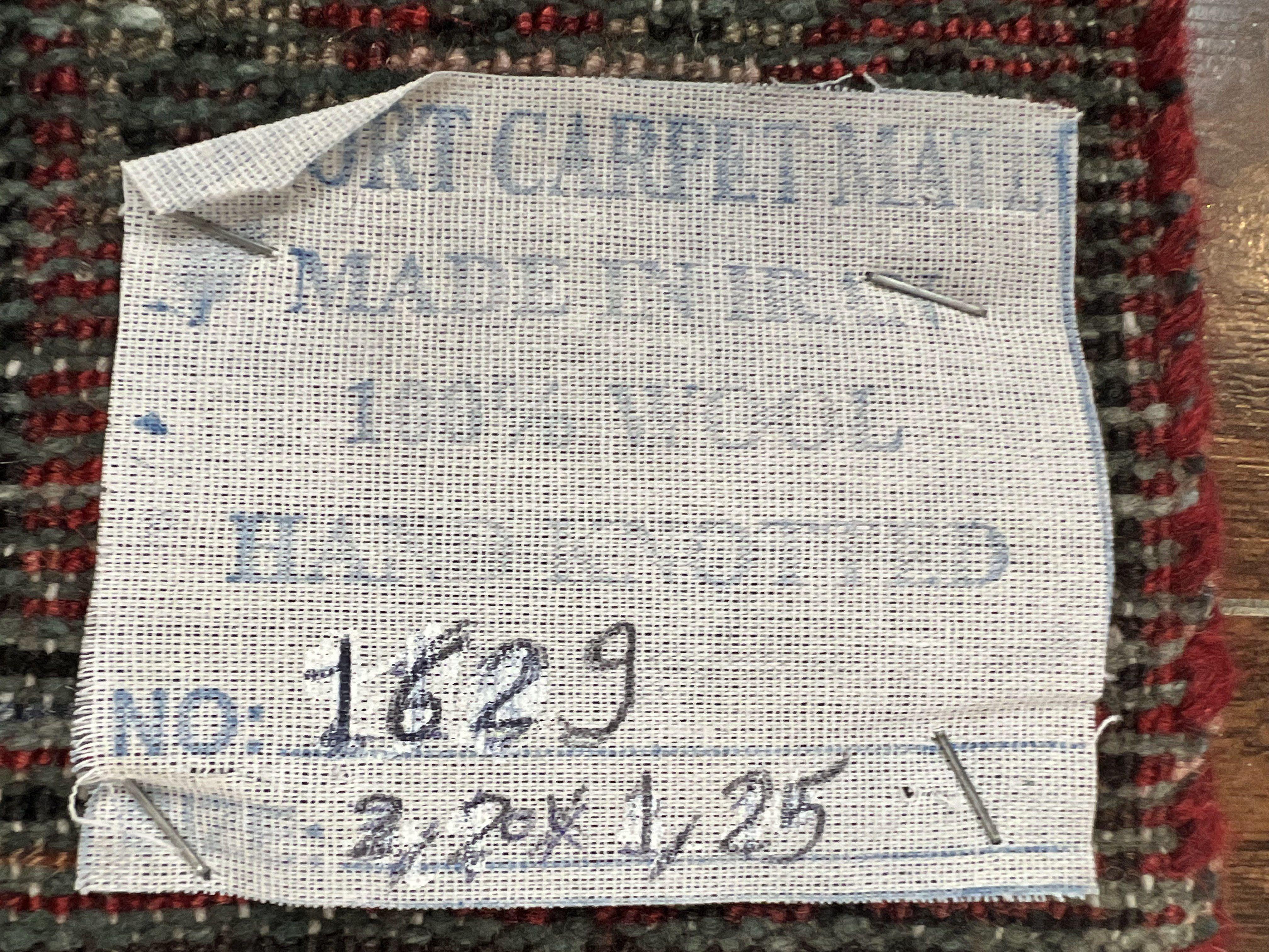 Antique Persian Tribal Rug 4x7, Red, Geometric Medallion, Handmade, Wool, Persian Zanjan Rug