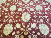 8' X 10' Handmade Peshawar Floral Oriental Wool Rug Hand Knotted Carpet Nice