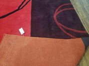 8' X 10' Tibetan Nepal Art Deco Hand Knotted Wool Rug Modern Contemporary Nice