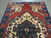 4' X 7' Antique 1920 Handmade Turkish Wool Rug Veg Dye Nice