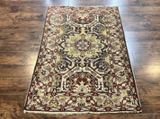 Antique Caucasian Rug, Kuba Seychour Rug, Handmade Wool Oriental Carpet, Azerbaijan Rug