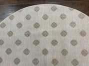 Round Power Loomed Rug 5x5, Contemporary Modern Round Carpet, 5ft Round