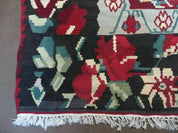 8' X 11' Karabagh Kilim Handmade Flat Weave Wool Rug Vegi Organic Dyes Nice