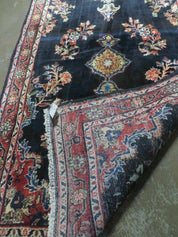 Persian Runner Rug 4x11, Navy Blue Antique Lilihan Runner