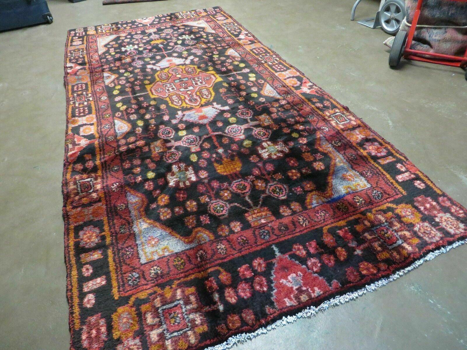 4' X 10' Antique Handmade Tribal Turkish Oriental Floral Wool Rug Organic Nice