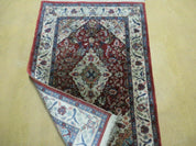 2' X 3' Handmade Chinese Floral Oriental Silk Rug Carpet Nice Red