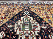 Antique Persian Bakhtiari Rug 14x19 – Rare Palace Size Carpet