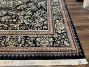 Pak Persian Rug 10x14, Elegant Floral Carpet, Fine 225 KPSI