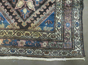 3' X 6' Antique Handmade India Floral Oriental Wool Rug Veg Dyes Nice