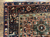 Antique Persian Karajeh Heriz Rug 5x6