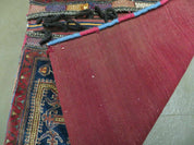 3' X 4.5' Antique Handmade Turkish Tribal Wool Rug Double Saddle Bag Nice