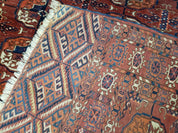4x7 Antique Yamud Rug Russian Rug Turkoman Rug Fine Weave Rug