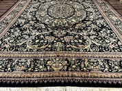 Pak Persian Rug 10x14, Elegant Floral Carpet, Fine 225 KPSI