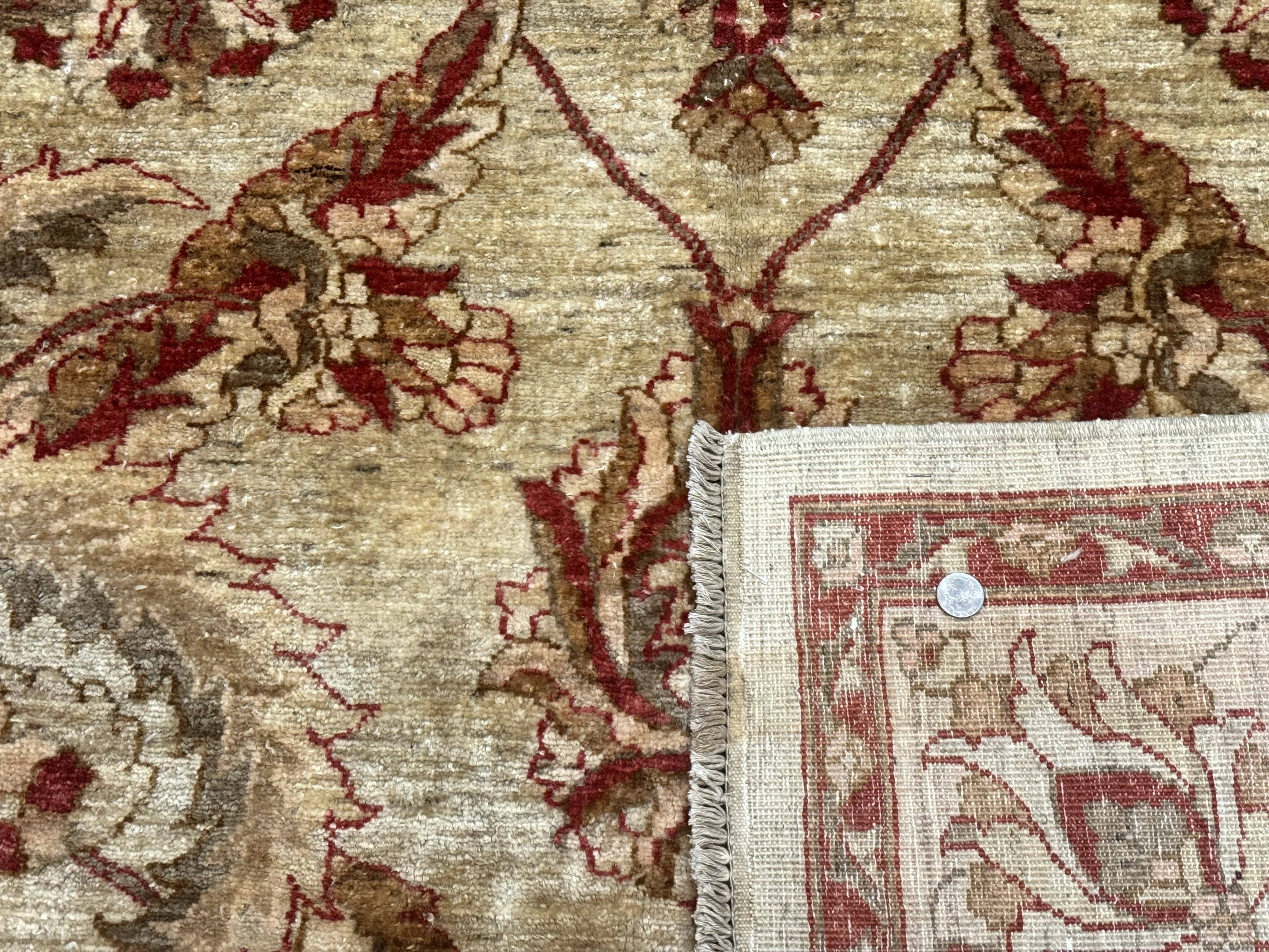 Indian Mahal Rug 7x9, Traditional Wool Carpet