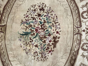 Palace Size Aubusson Rug 12x18, Extra Large, French European Carpet, Soft Wool Pile, Elegant