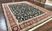 Black Pak Persian Rug 8x10, Floral Allover