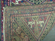 2' 6" X 9' Antique Handmade Turkish Anatolian Wool Runner Rug Nice